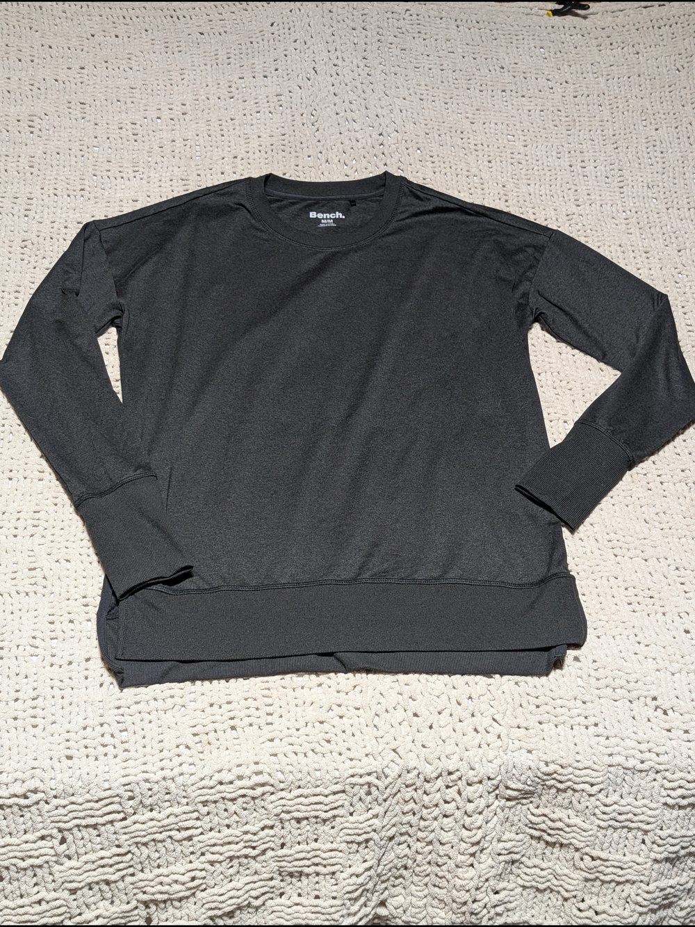 358 - Bench Charcoal Grey Oversized Crewneck Sweatshirt - Picture 3 of 7
